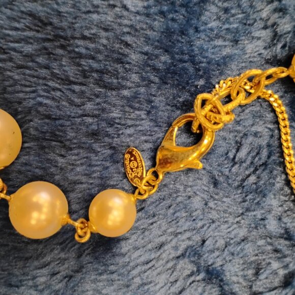 Chanel Paris Edinburgh CC Pendant Necklace Red Tartan Woven Chain w/ Dust Cover - Picture 6 of 11